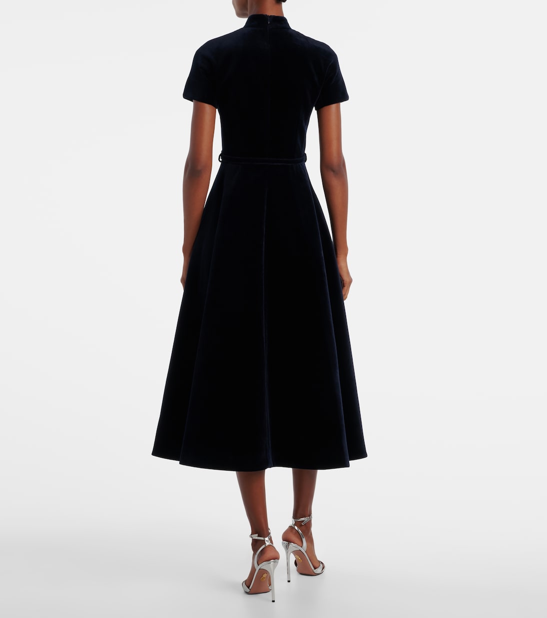 Camilla cotton velvet midi dress | Emilia Wickstead