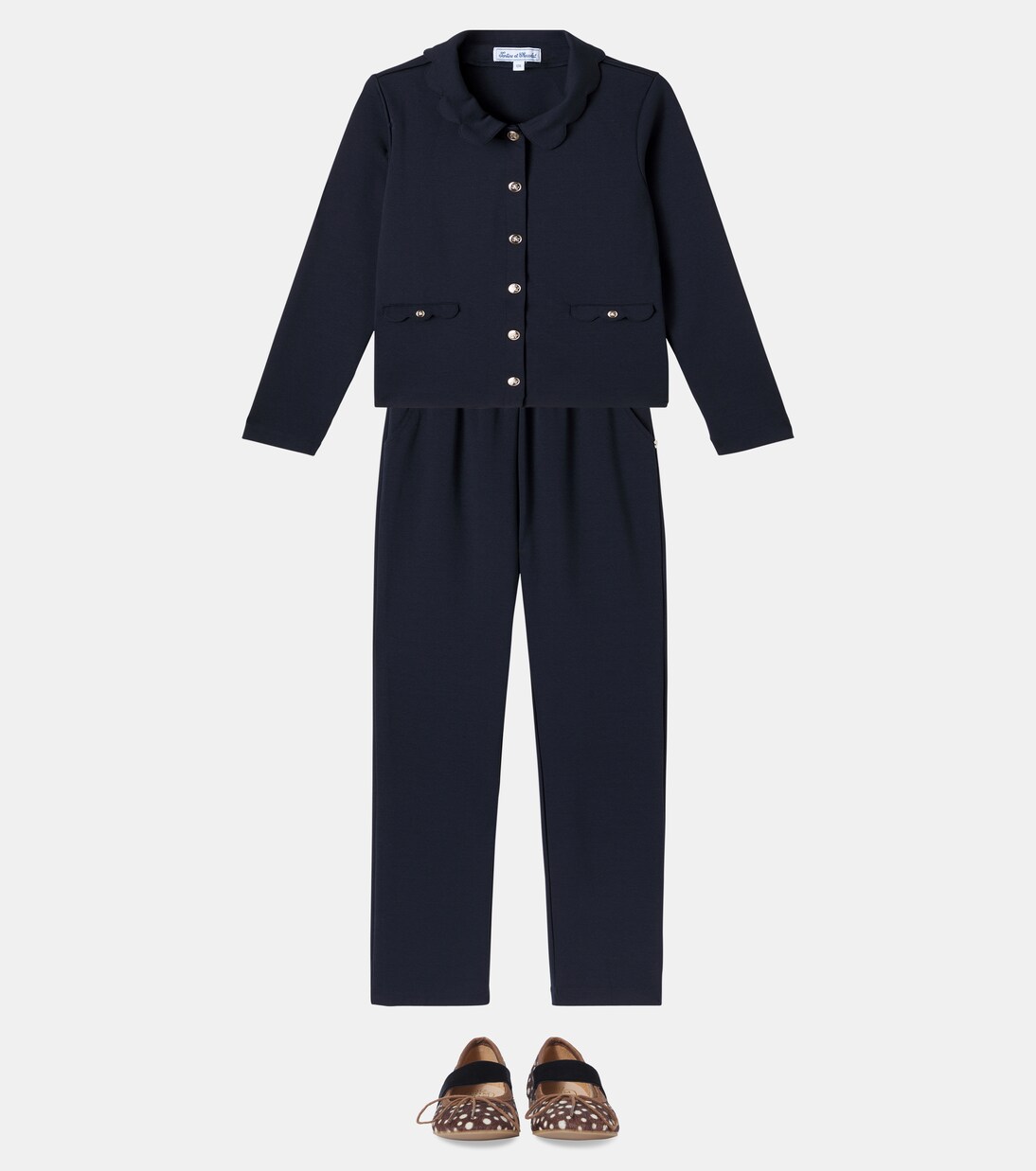 Cardigan e pantaloni regular | Tartine et Chocolat