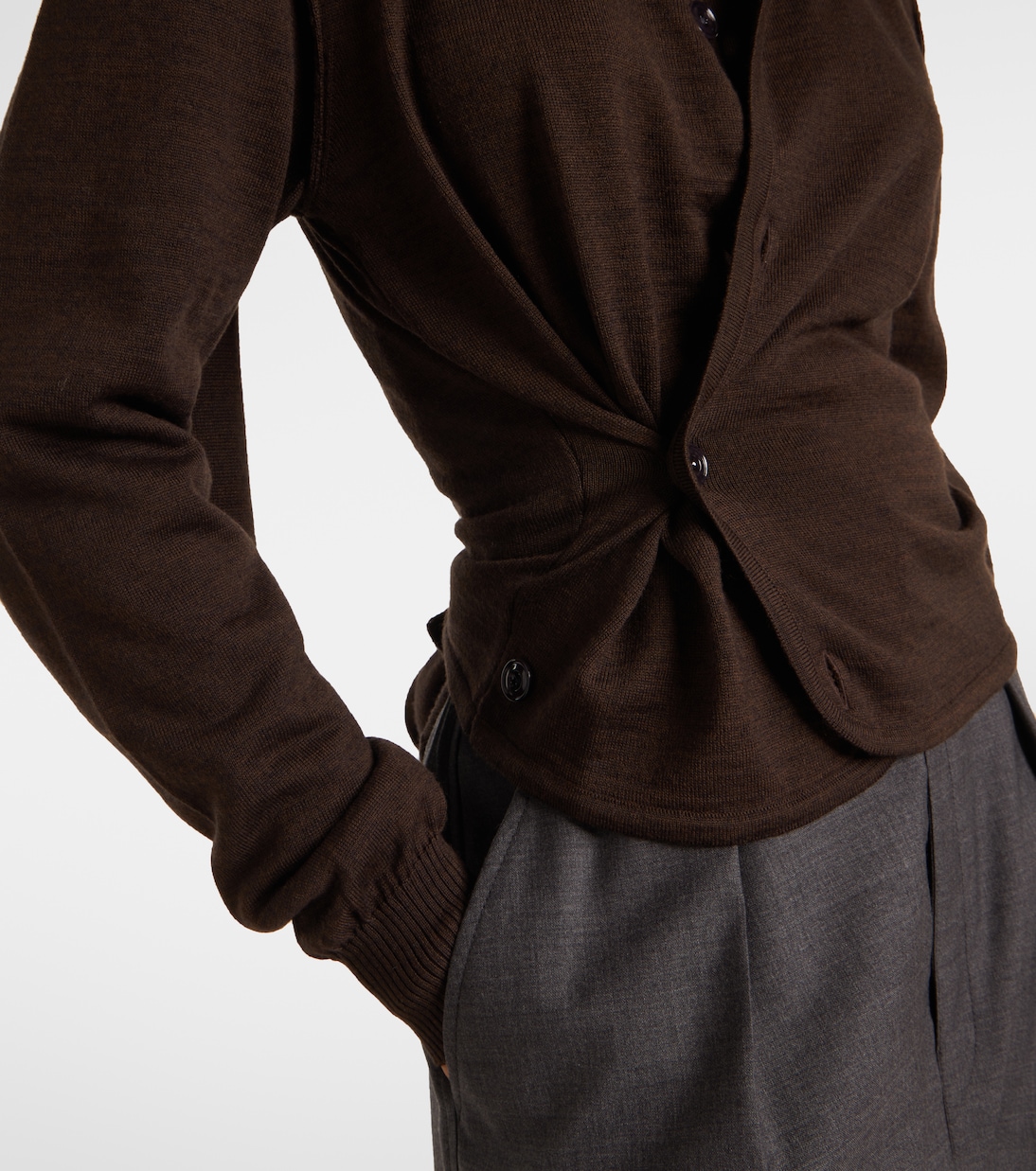 Cardigan aus einem Wollgemisch | Lemaire