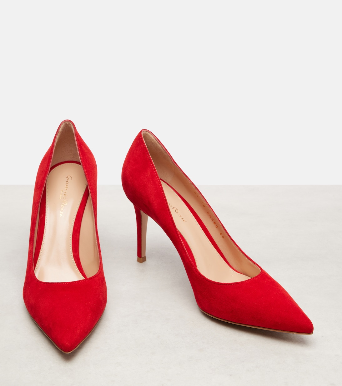 Gianvito 85 suede pumps | Gianvito Rossi