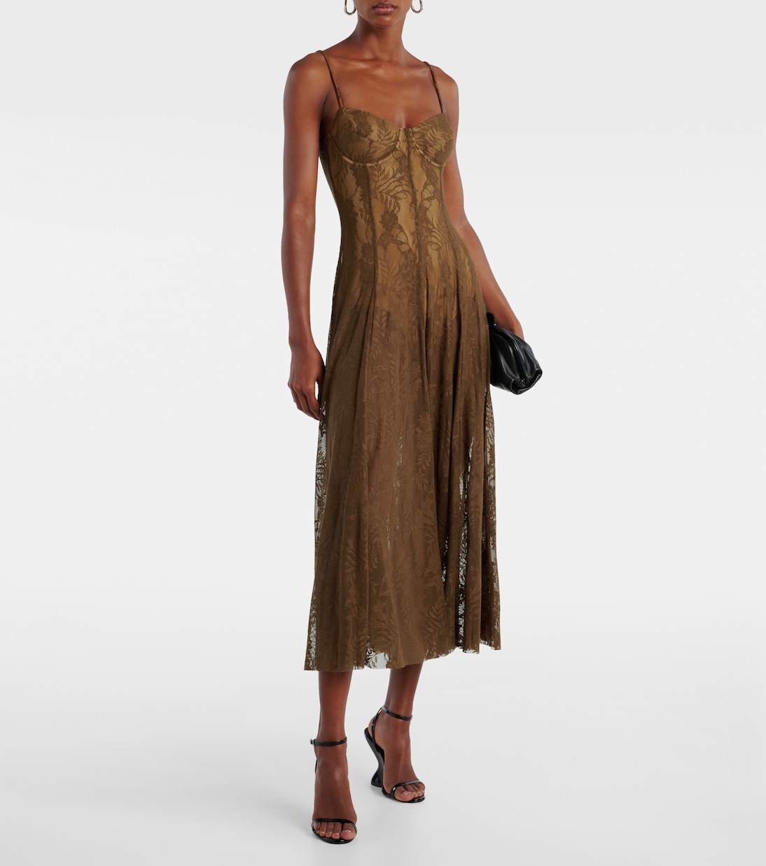 Lace midi dress | Norma Kamali