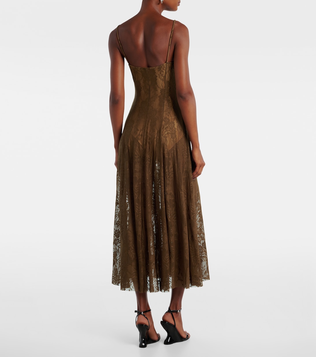 Lace midi dress | Norma Kamali