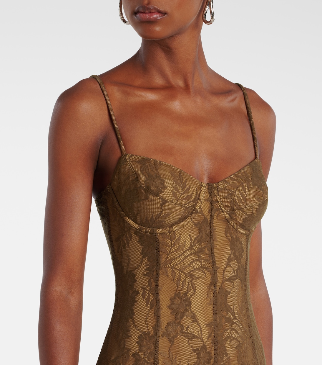 Lace midi dress | Norma Kamali