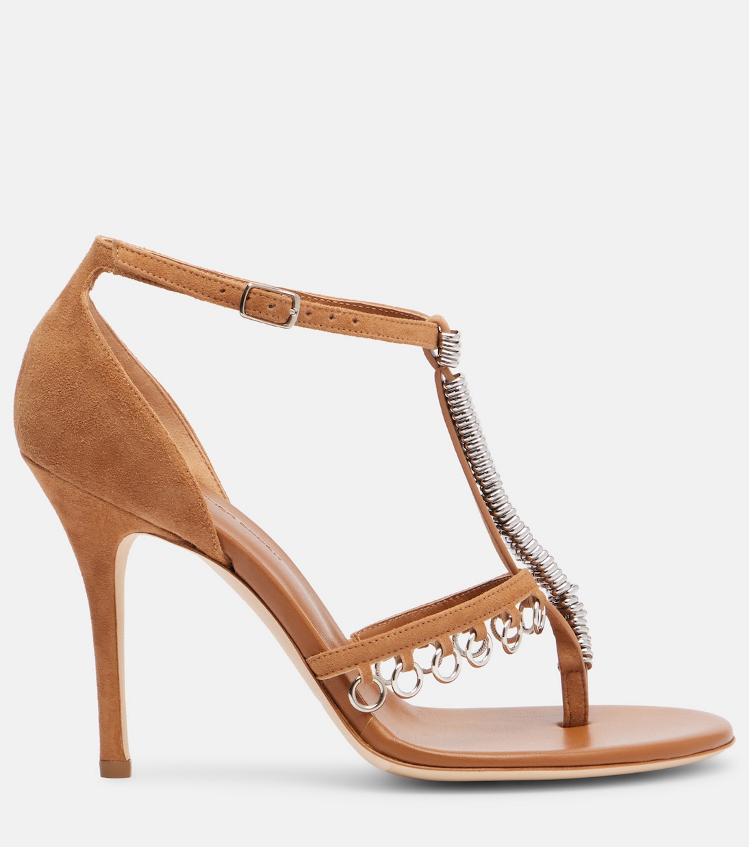 Verzierte Sandalen Ludo aus Veloursleder | Christopher Esber