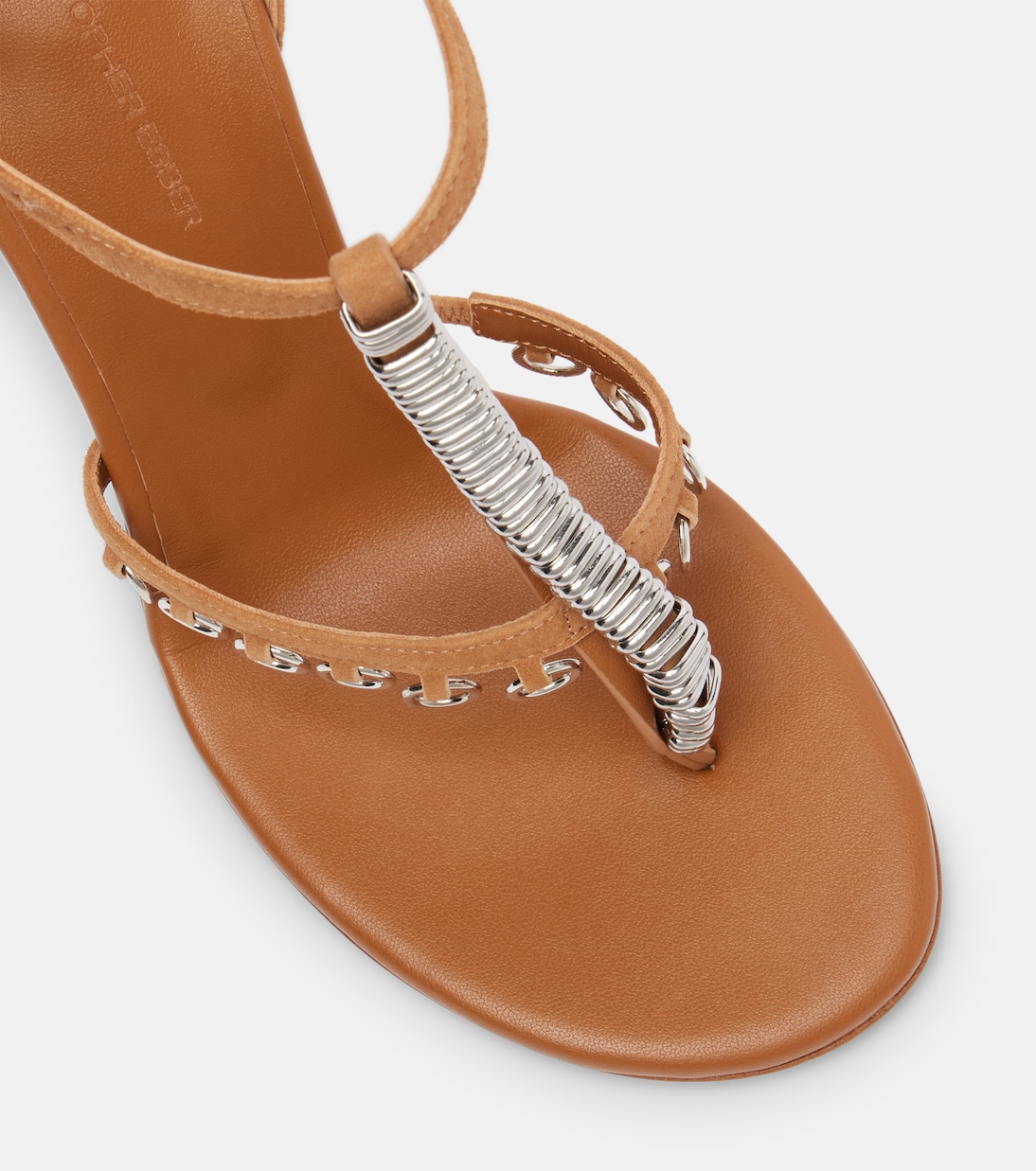 Verzierte Sandalen Ludo aus Veloursleder | Christopher Esber