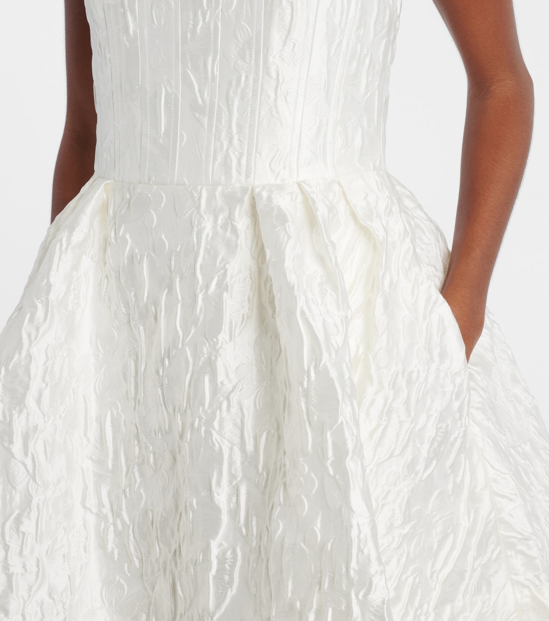 Bridal Vanilla Dreams bustier minidress | Rebecca Vallance