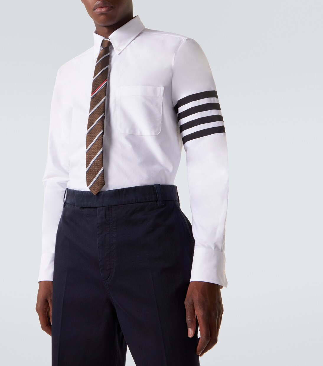 Hemd Funmix 4-Bar aus Baumwolle | Thom Browne