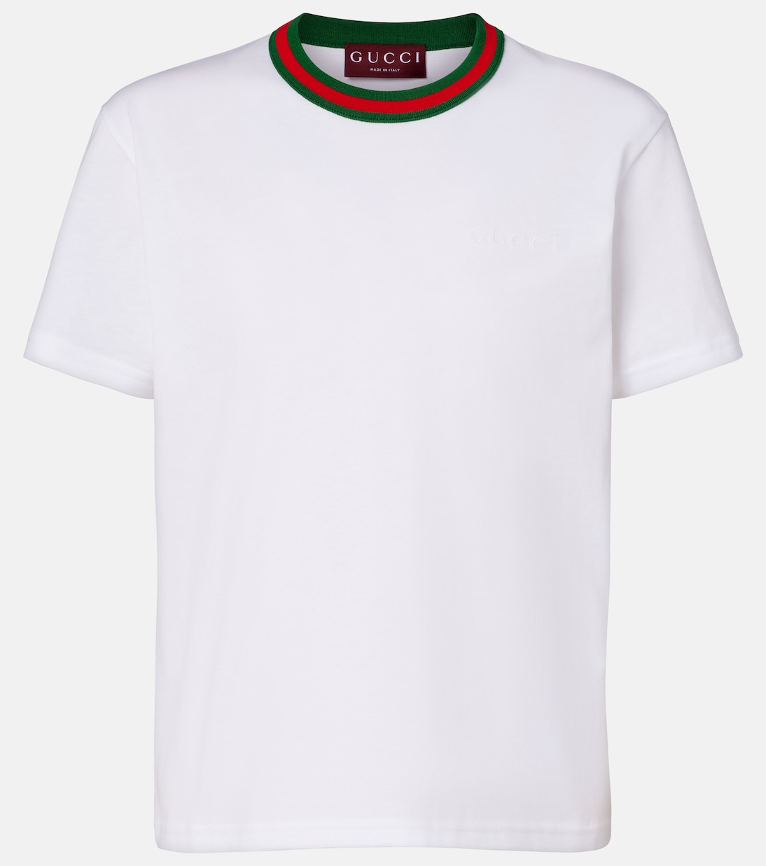 Webstripe cotton jersey T-shirt | Gucci
