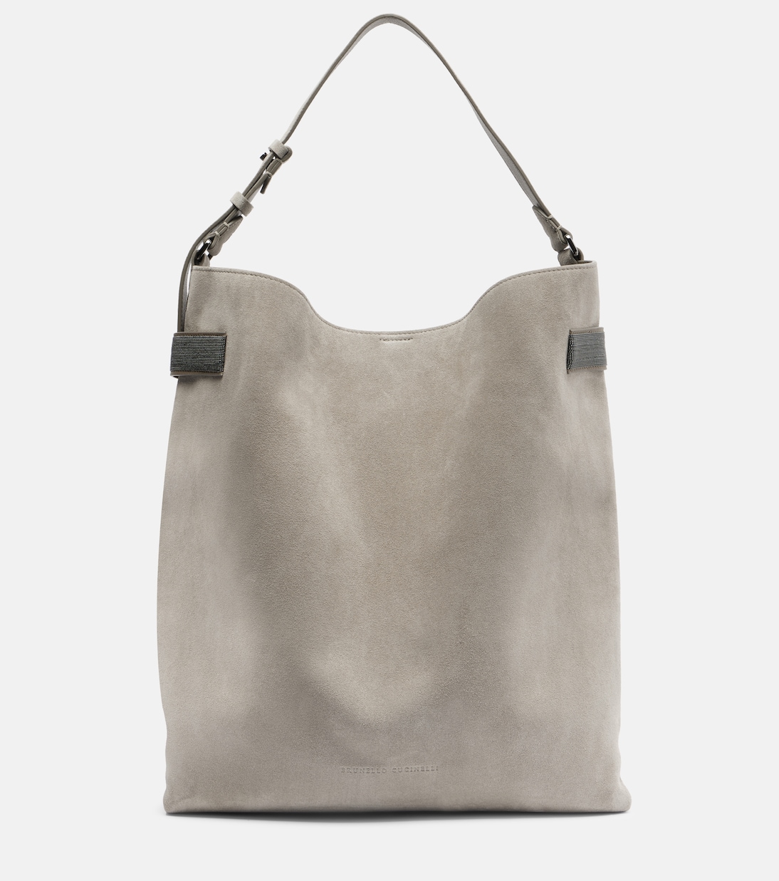 Tote Bag Essence Monili Large aus Veloursleder | Brunello Cucinelli
