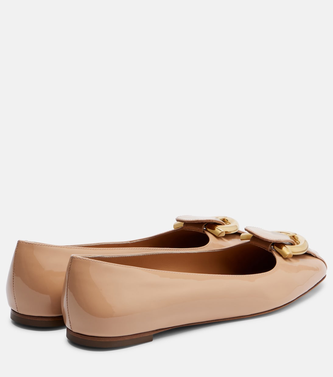 Ballerinas Oxide aus Lackleder | Ferragamo