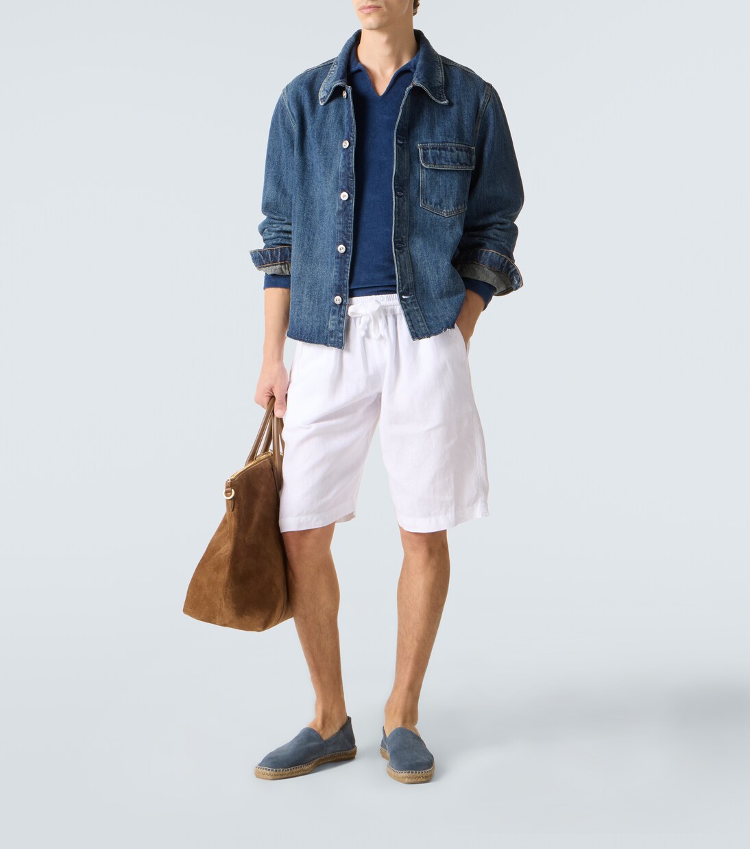 Polopullover aus Baumwollfrottee | Fedeli