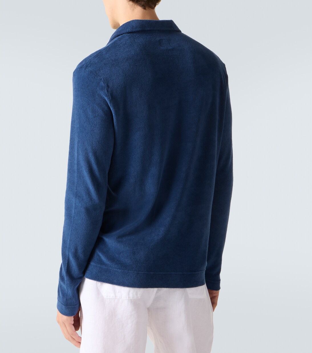 Polopullover aus Baumwollfrottee | Fedeli