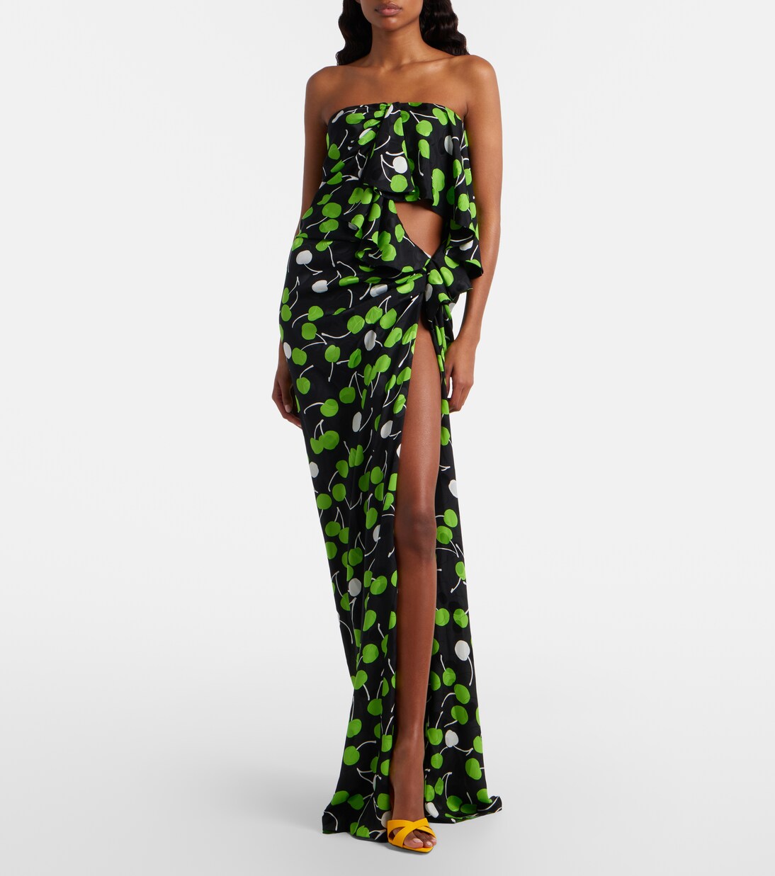 Pantoletten Kirat aus Satin | Saint Laurent