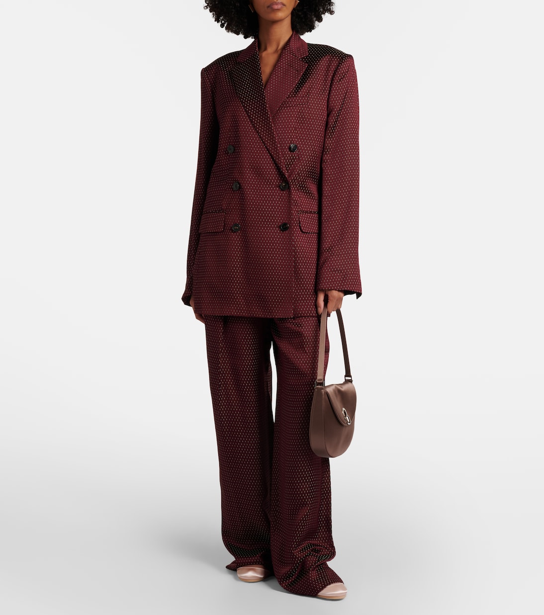 Tondo 스몰 새틴 숄더 백 | Savette