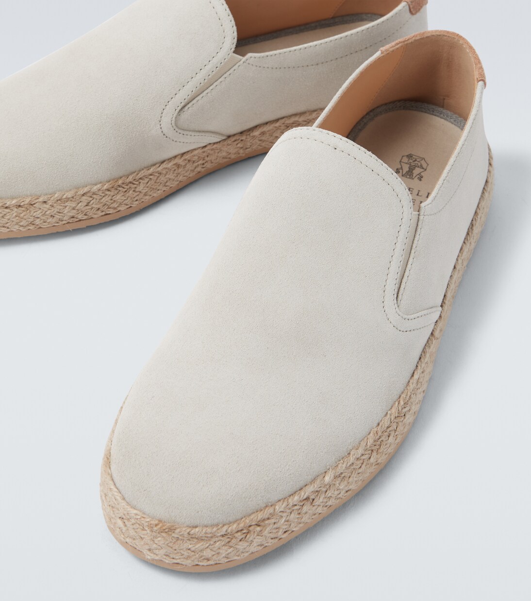 Espadrilles aus Veloursleder | Brunello Cucinelli