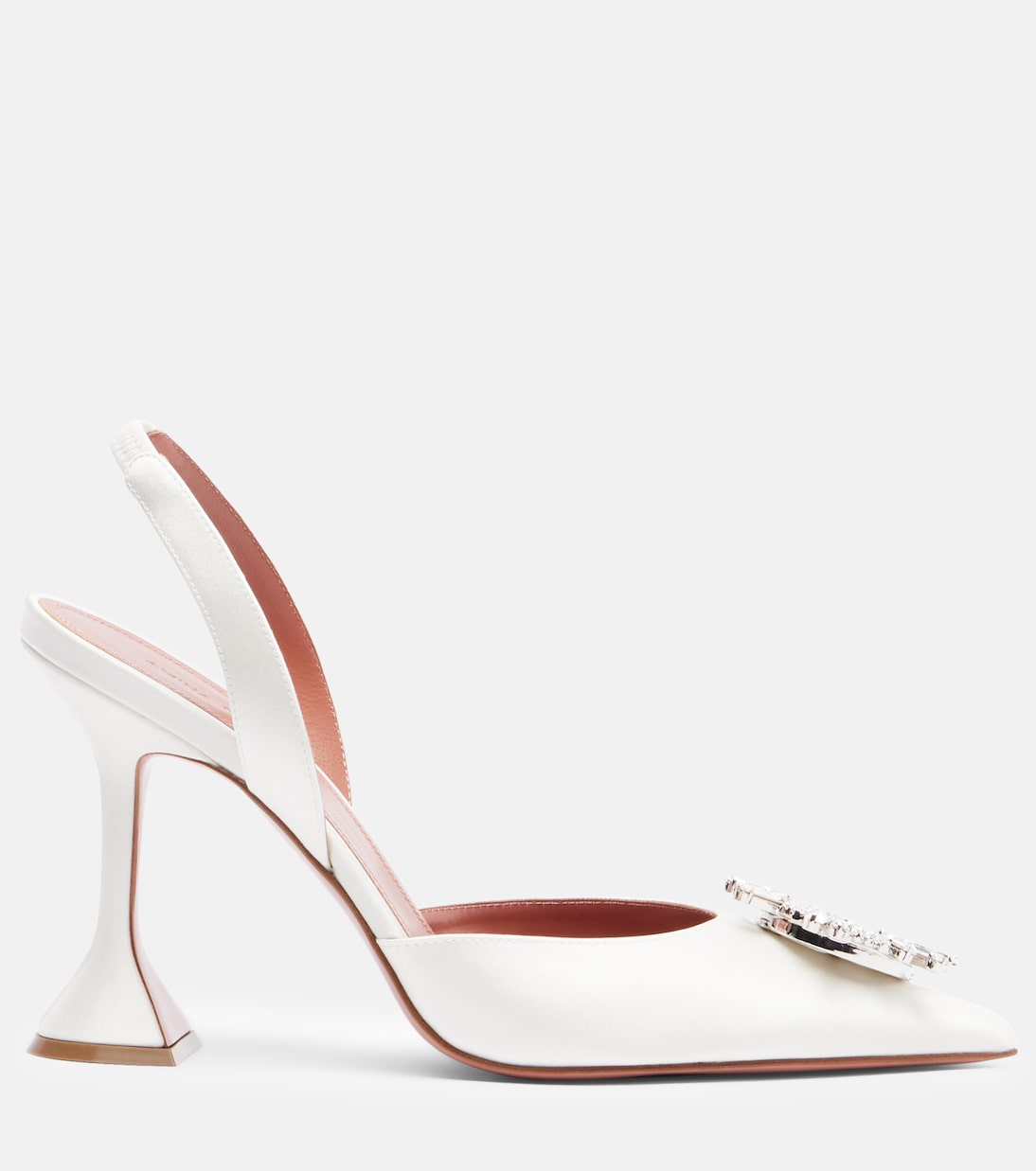 Escarpins Begum 70 en satin | Amina Muaddi