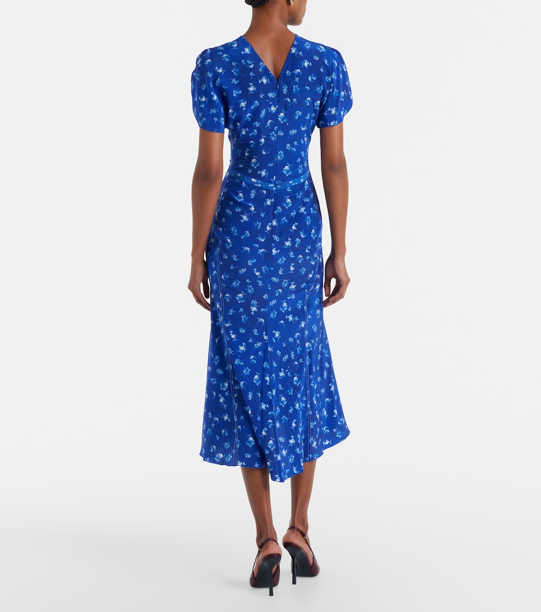 Midikleid Bela aus Seide | Victoria Beckham