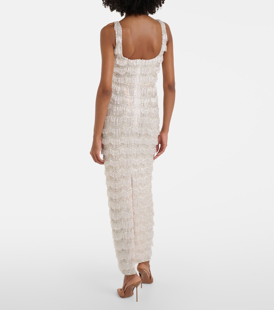 Abito lungo Sadie con decorazioni | Rachel Gilbert