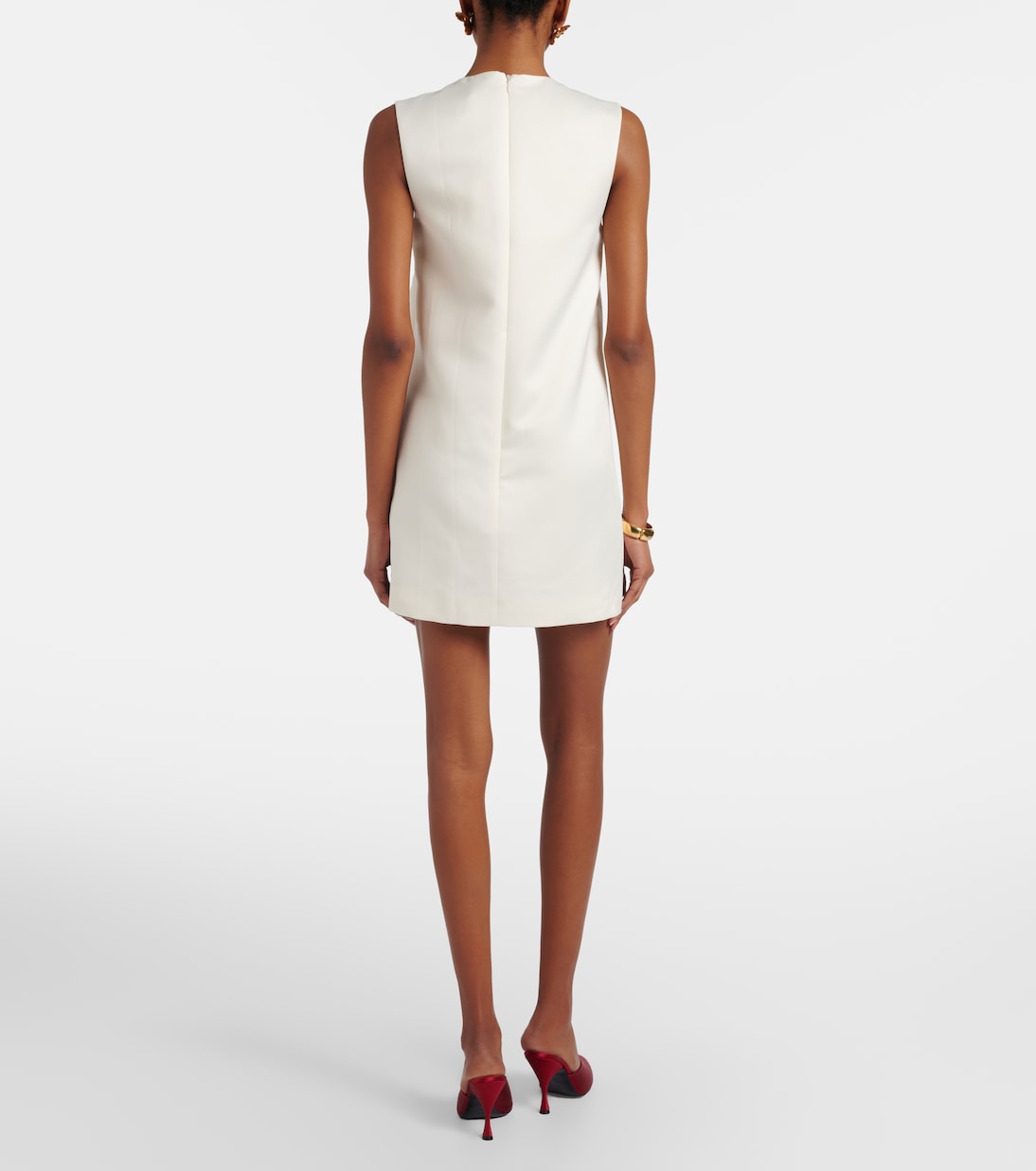 Yvonne floral-appliqué minidress | Leo Lin