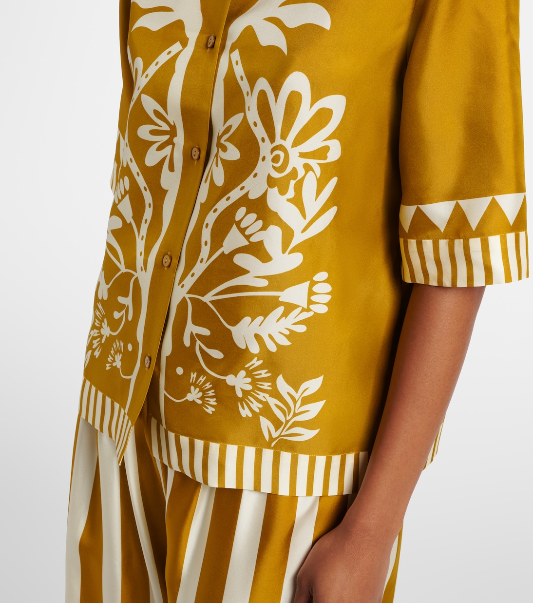 Camicia Émeraude in twill di seta | Eres