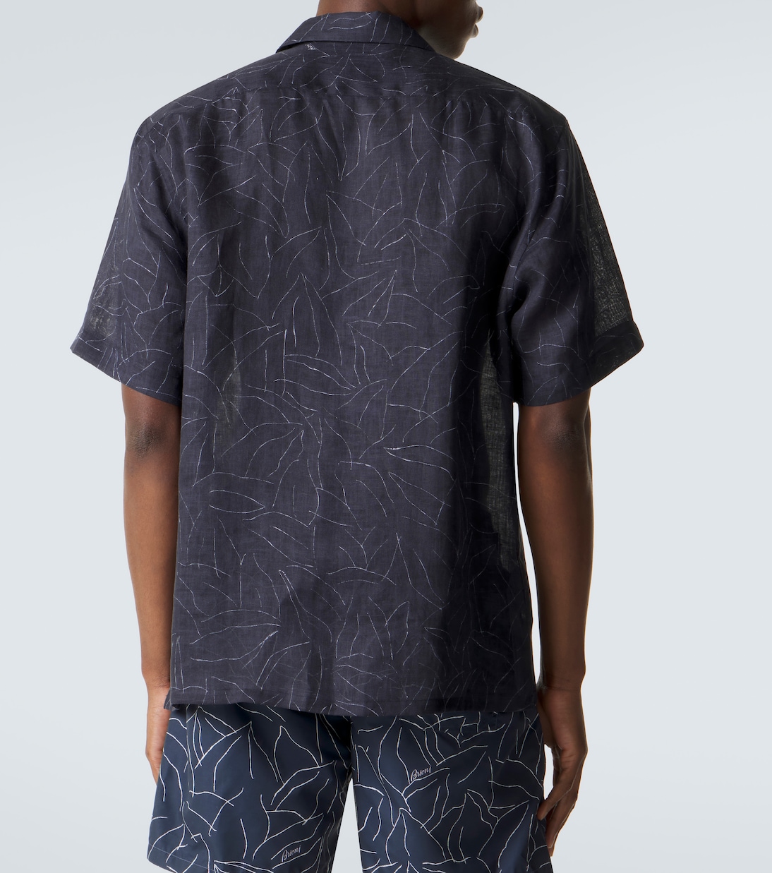 Camicia in lino con stampa | Brioni