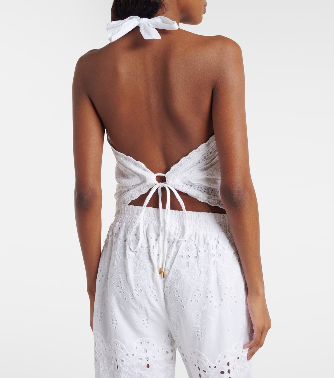 Top Felicity de algodón bordado | Melissa Odabash