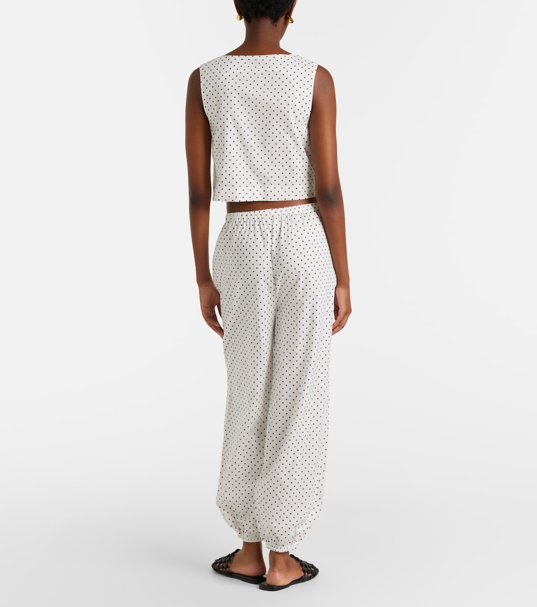 Evie polka-dot balloon pants | Posse