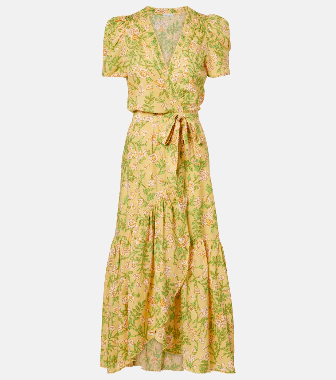 Baba floral cotton wrap dress | Poupette St Barth