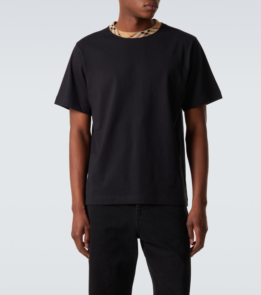 Burberry Check cotton jersey T-shirt | Burberry