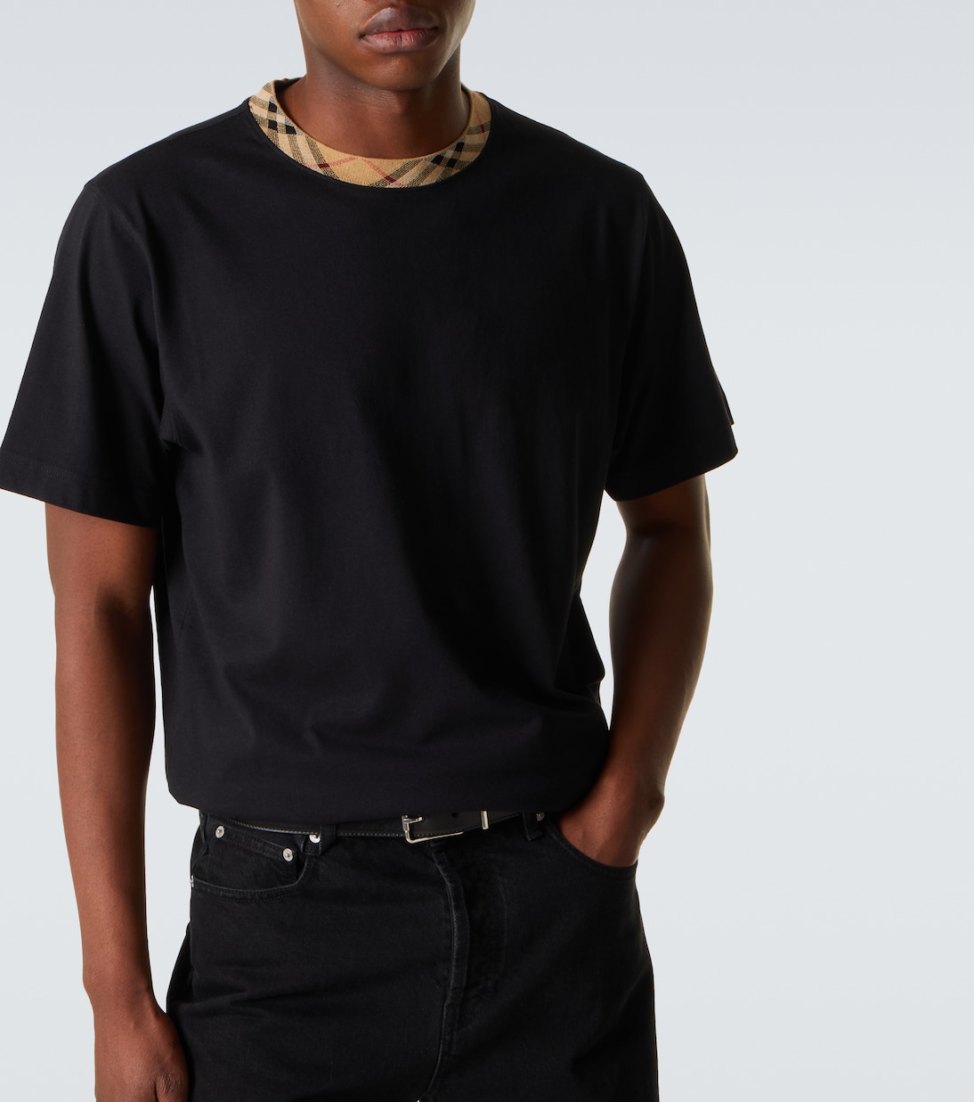 Burberry Check cotton jersey T-shirt | Burberry