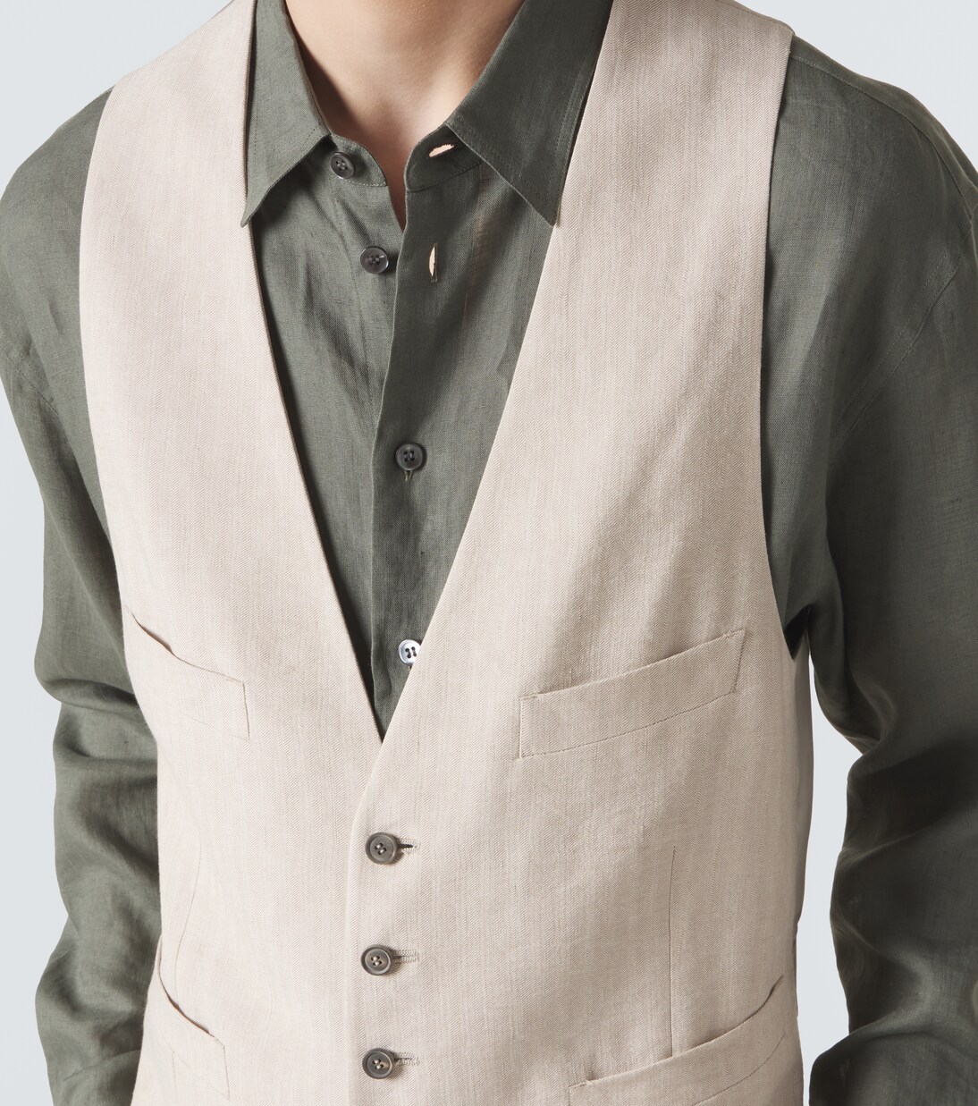 Single-breasted vest | Giorgio Armani