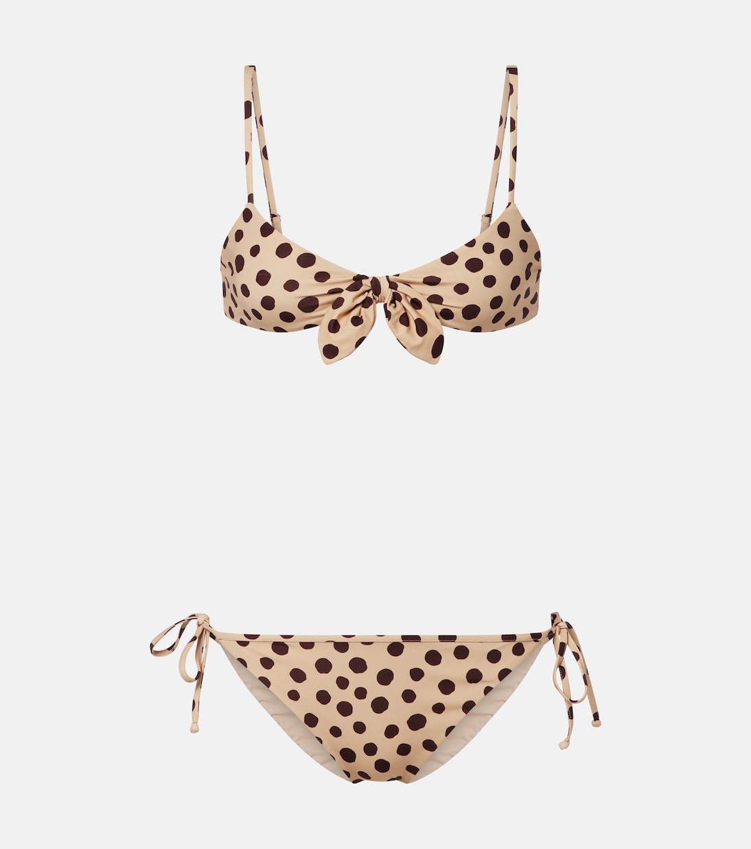  Polka-dot bow-detail bikini | Valentino