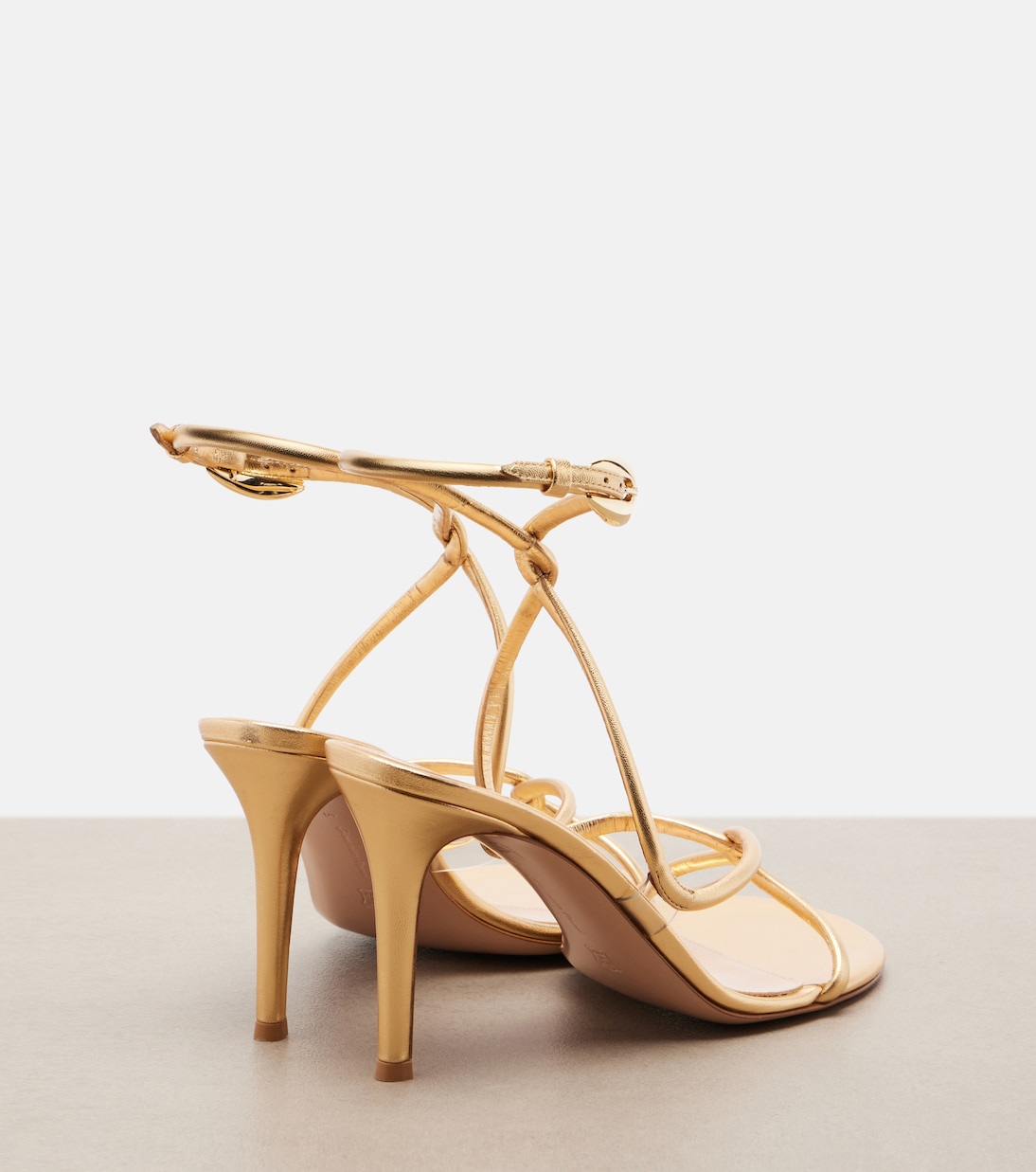 Sandali Jungle Mamba in pelle metallizzata | Gianvito Rossi