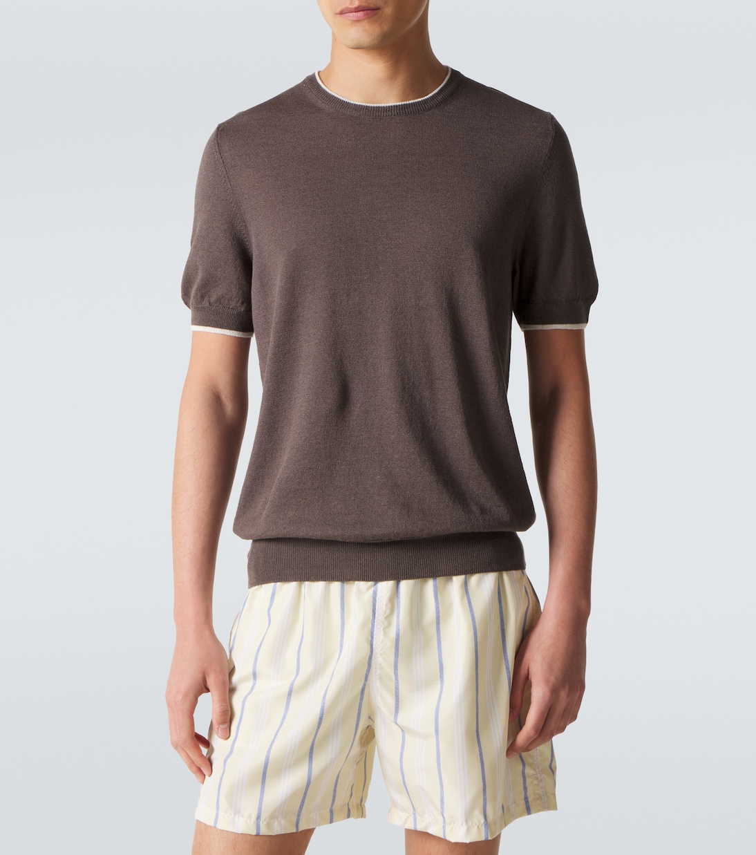 Linen and cotton sweater | Fedeli