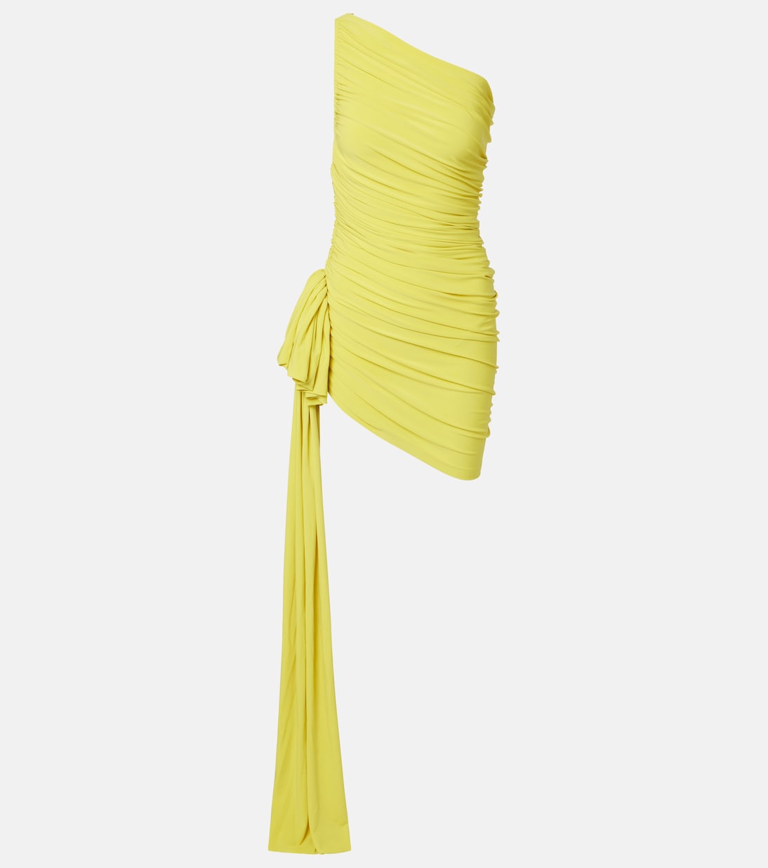 Pickleball Diana ruched jersey minidress | Norma Kamali