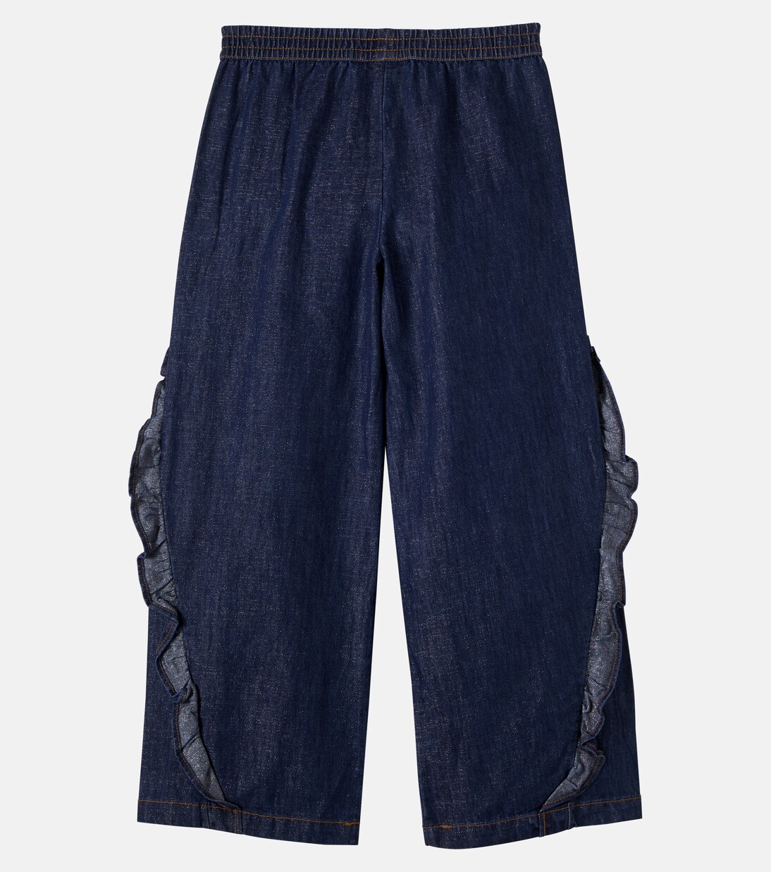 Ariana ruffled cotton-blend pants | Molo