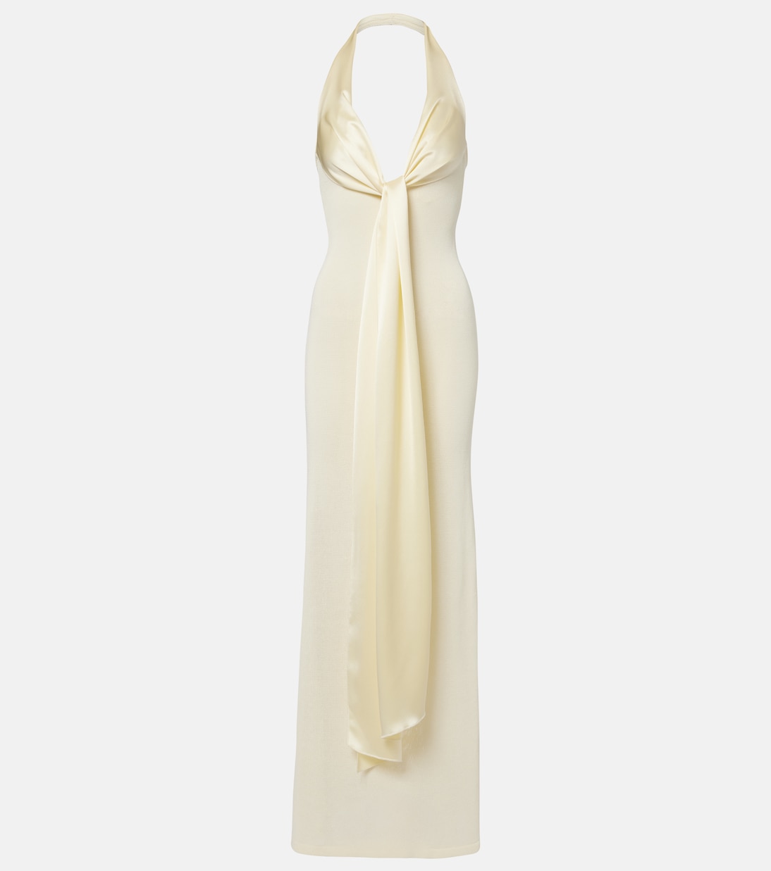 Maxikleid Nayra aus einem Baumwoll-Seidengemisch | Aya Muse