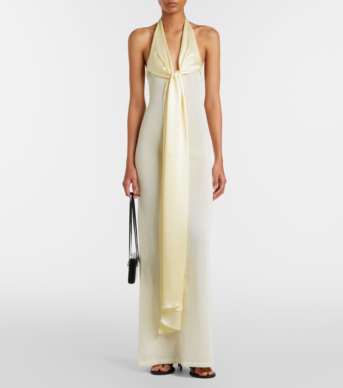 Maxikleid Nayra aus einem Baumwoll-Seidengemisch | Aya Muse