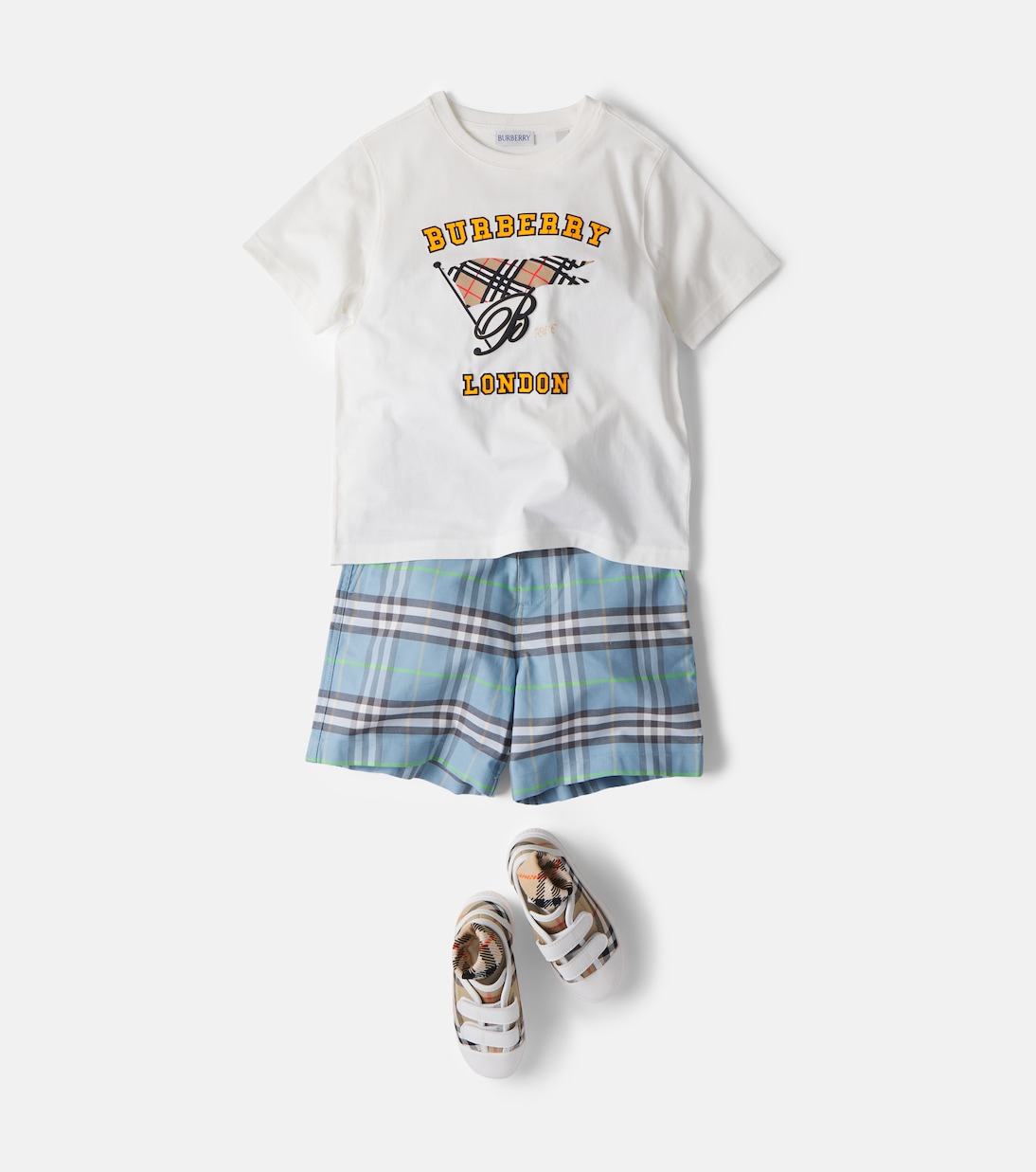 Burberry Check cotton shorts | Burberry Kids