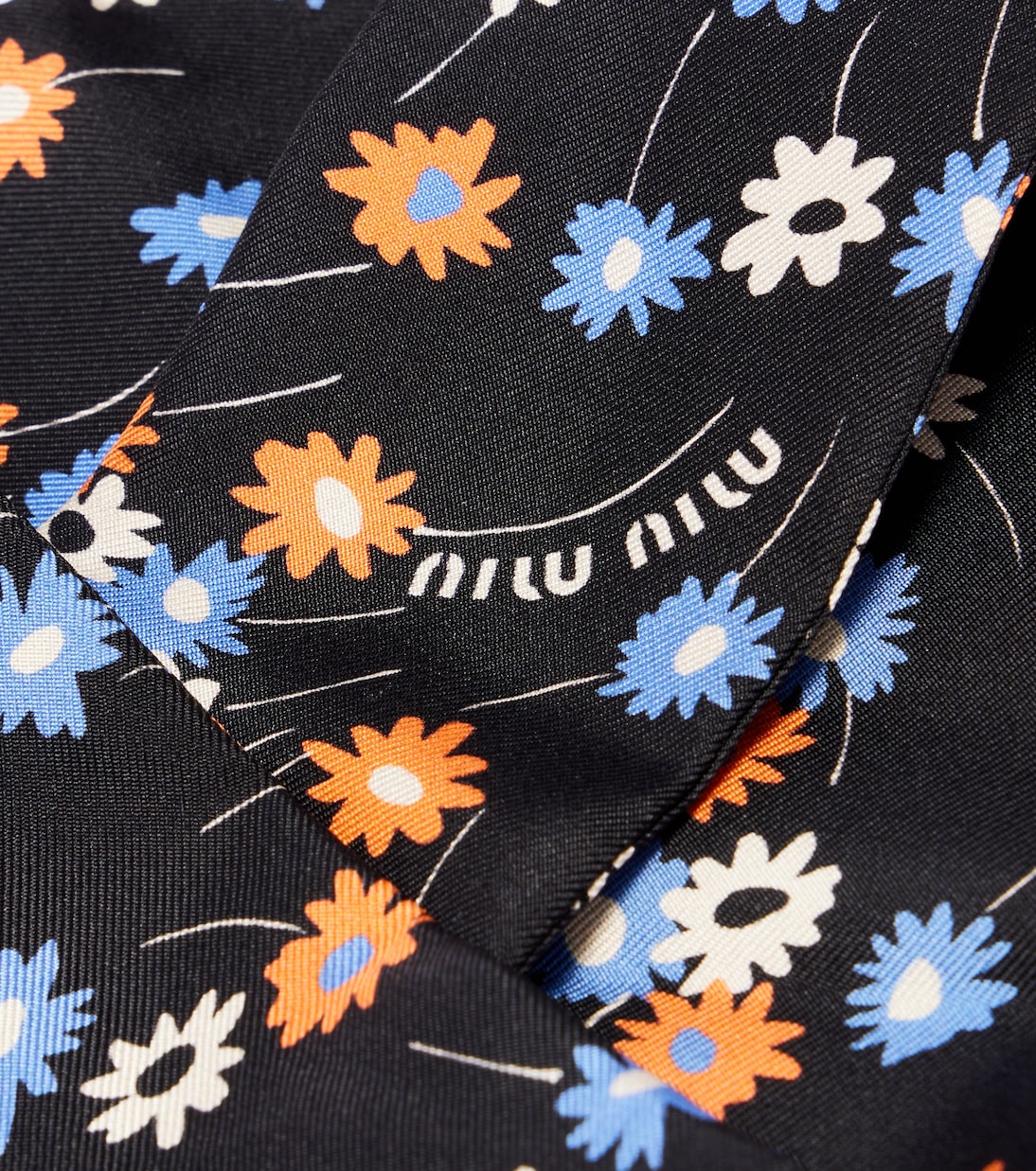 Collar con pañuelo adornado | Miu Miu