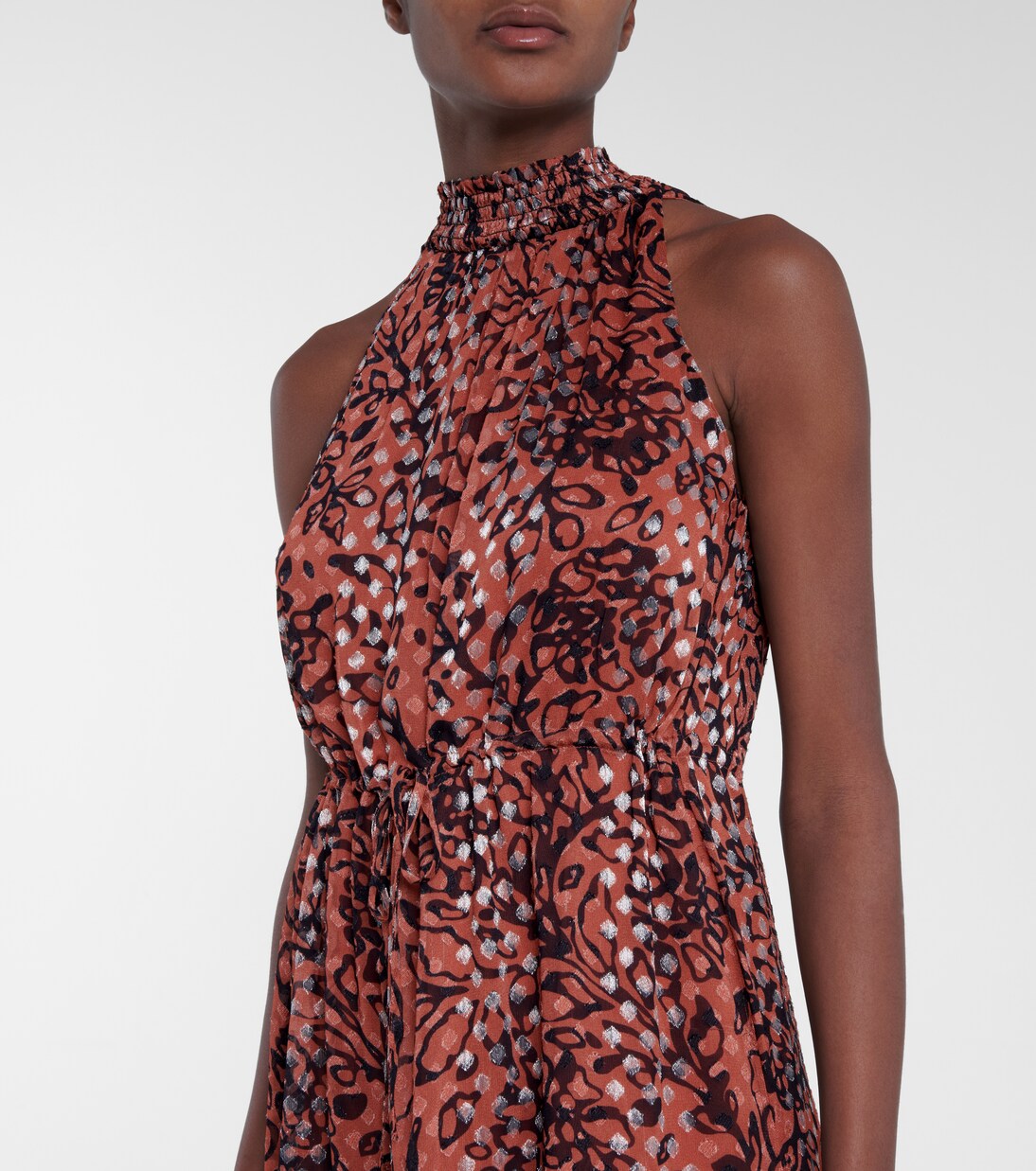 Robe longue Sheena à fleurs | Velvet