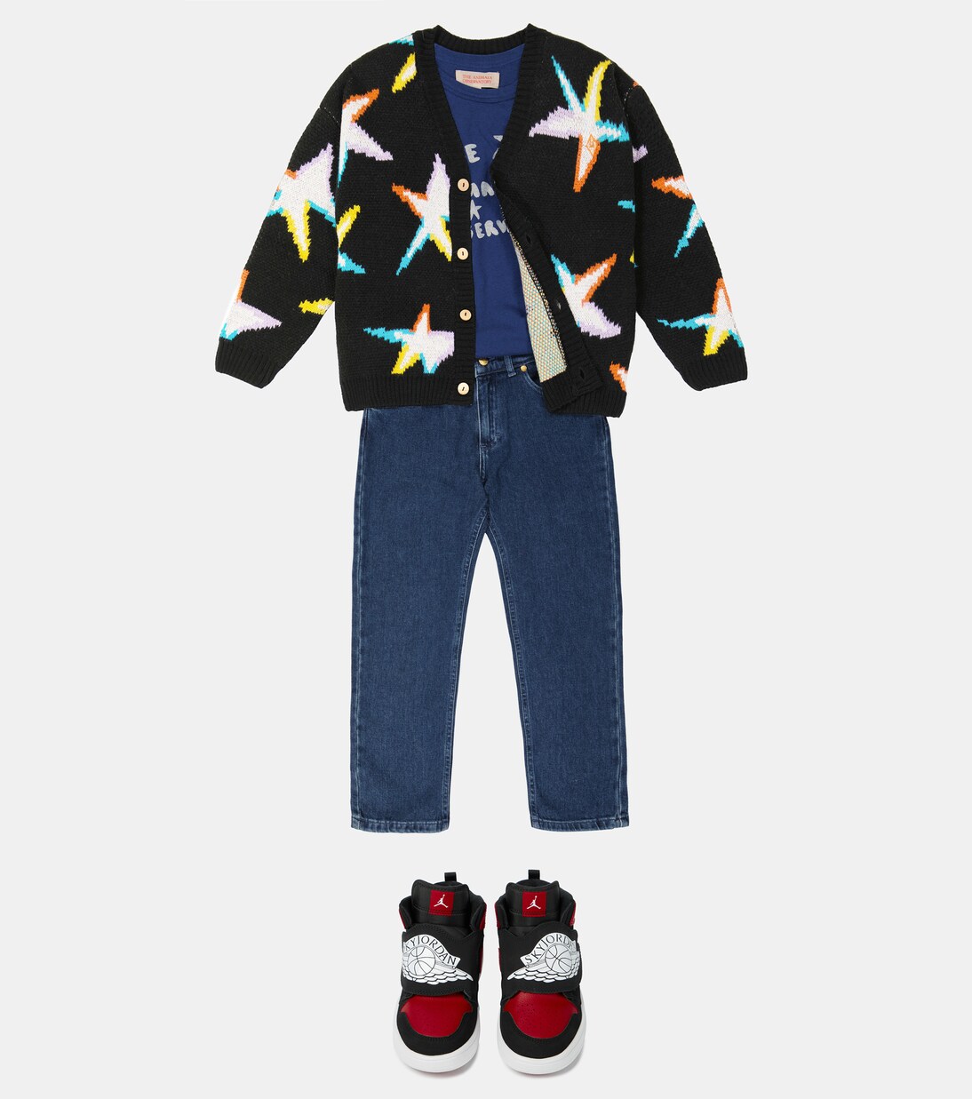 Racoon wool-blend cardigan | The Animals Observatory