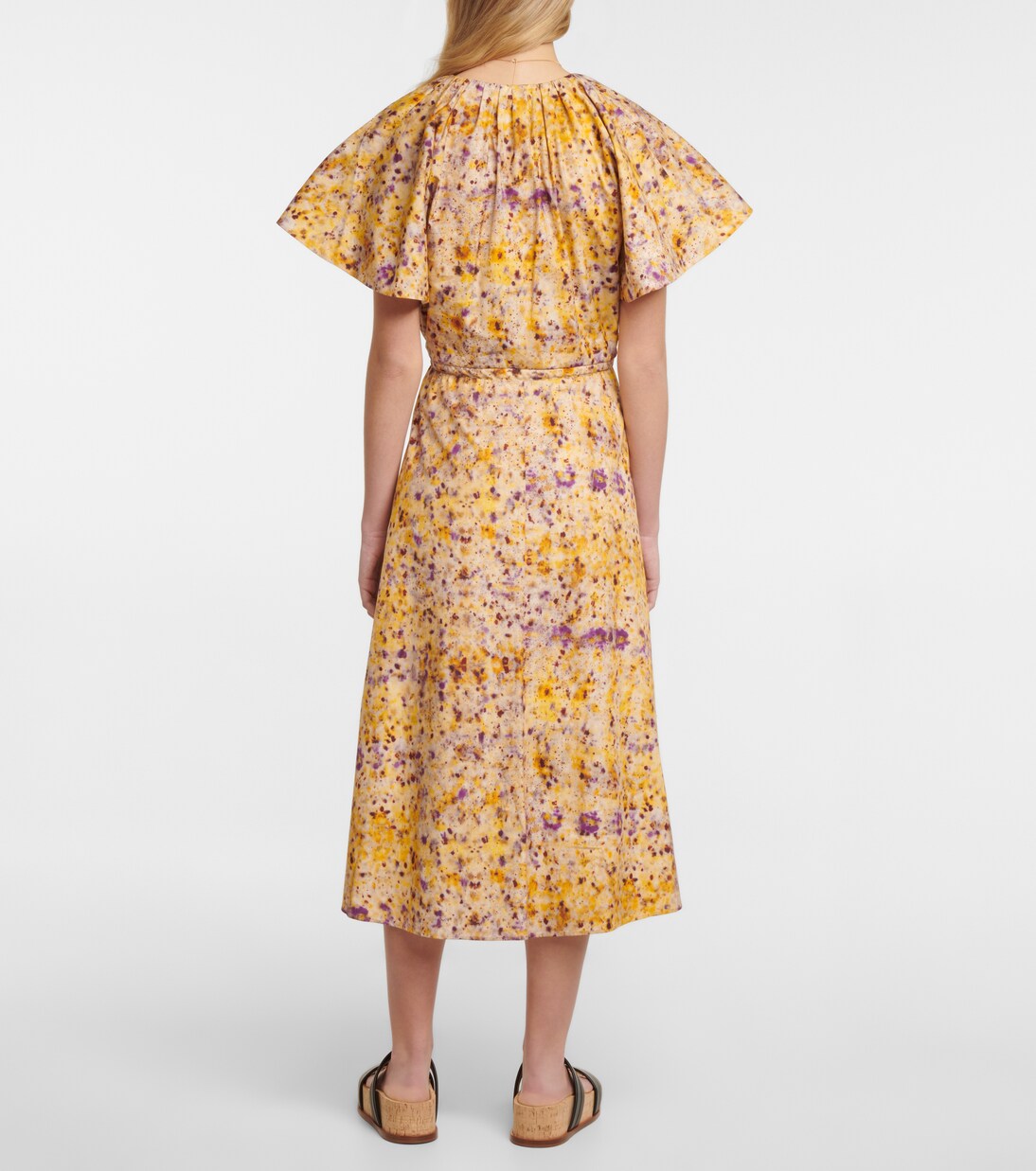 Robe midi Romy en coton à fleurs | Altuzarra