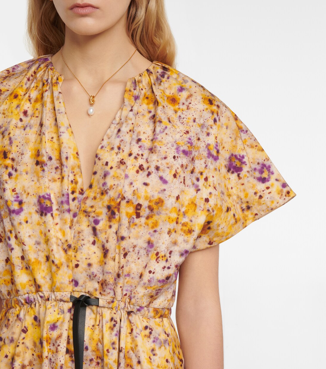 Robe midi Romy en coton à fleurs | Altuzarra