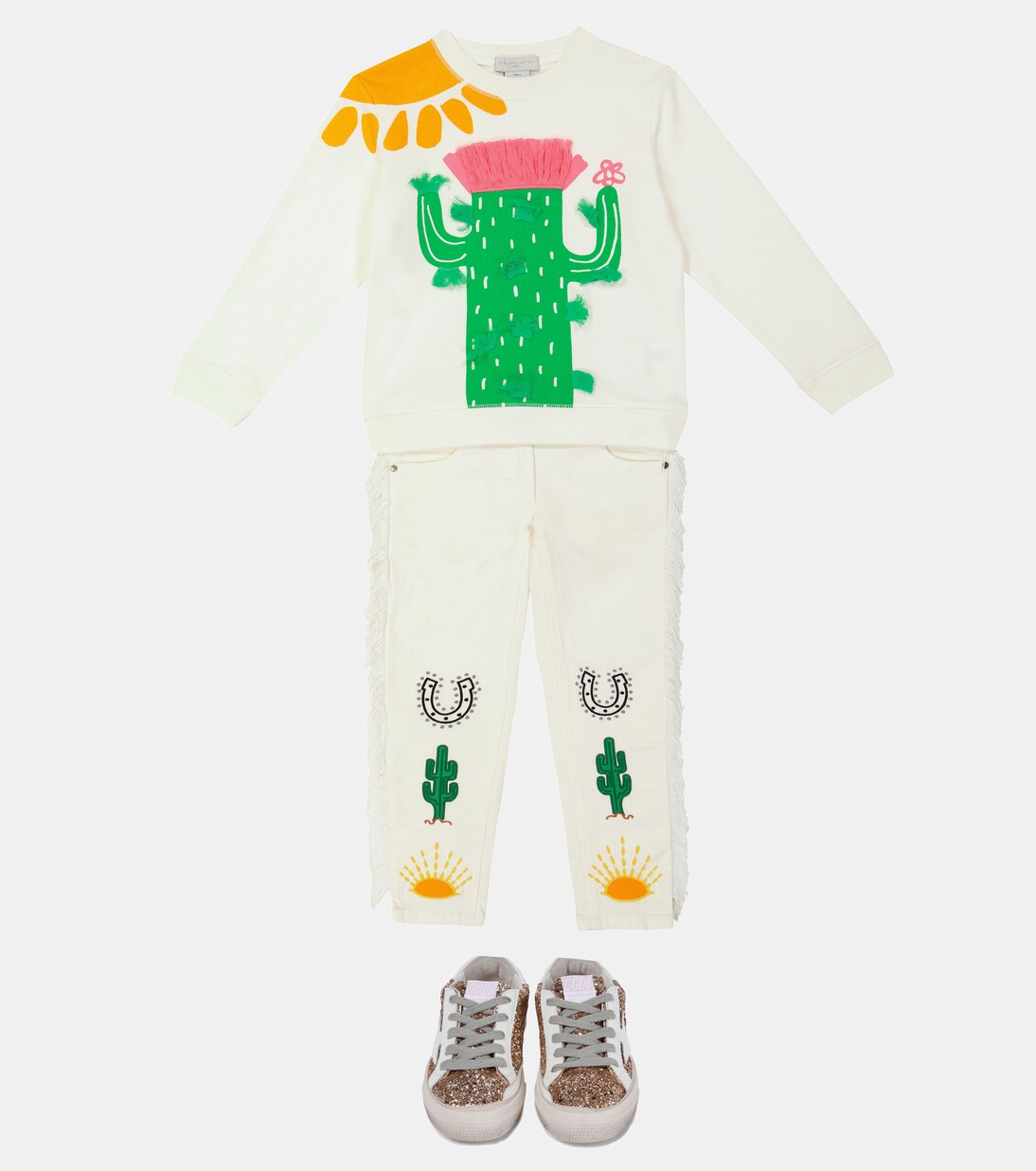 Bestickte Jeans | Stella McCartney Kids