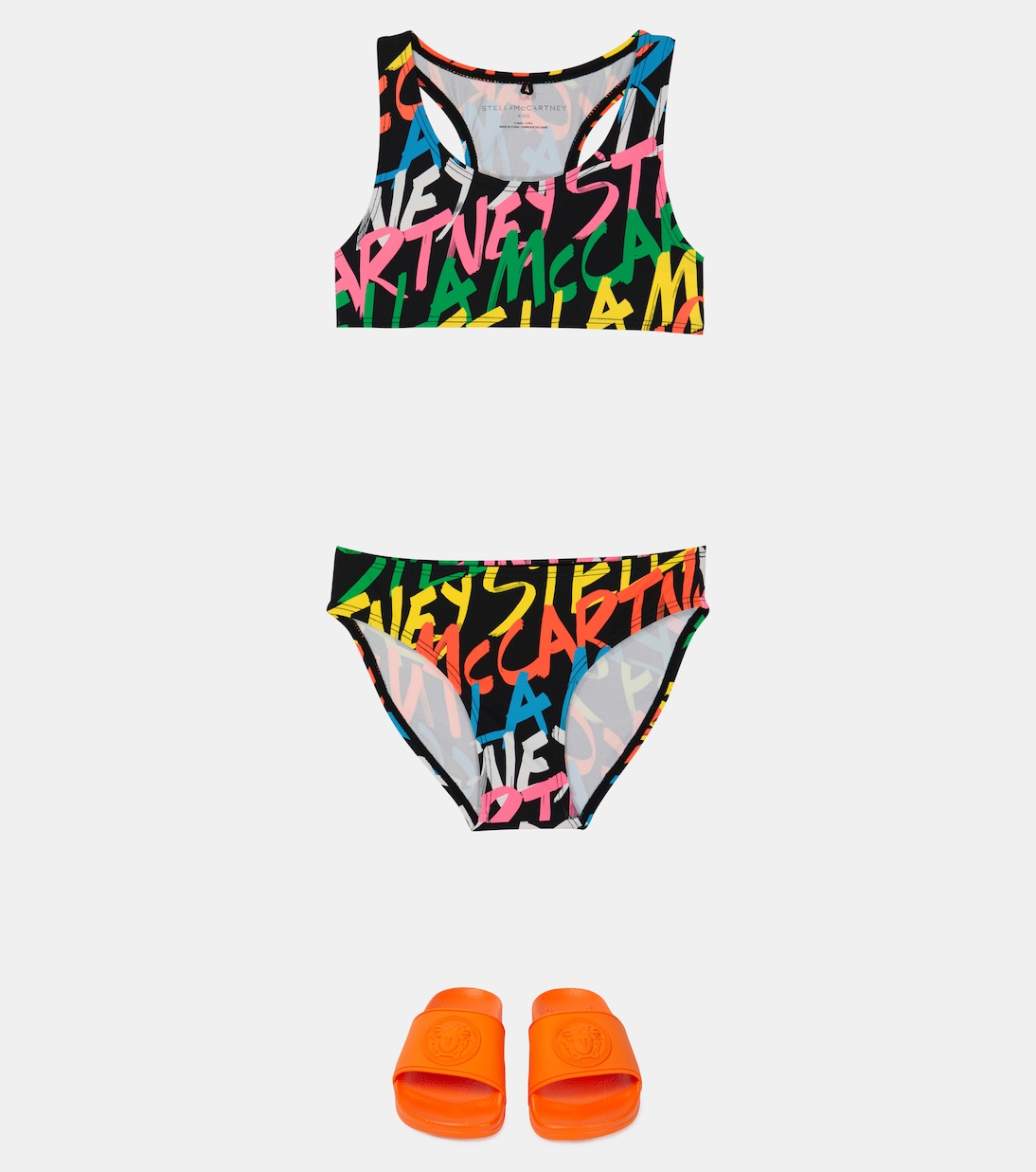 Logo printed racerback bikini | Stella McCartney Kids