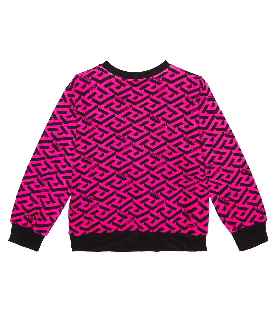 Logo cotton sweatshirt | Versace Kids