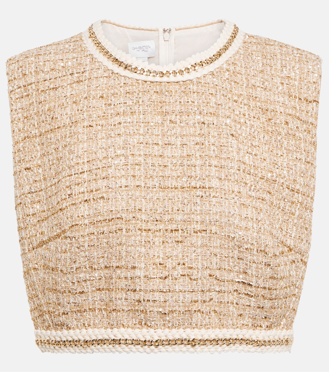 Cropped-Top aus Tweed | Giambattista Valli