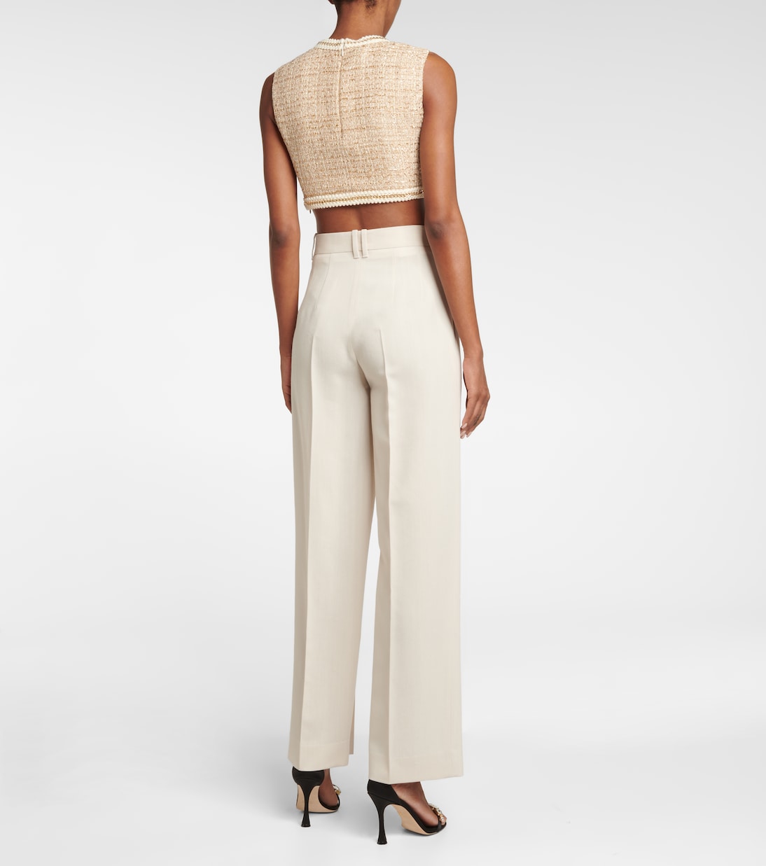 Cropped-Top aus Tweed | Giambattista Valli