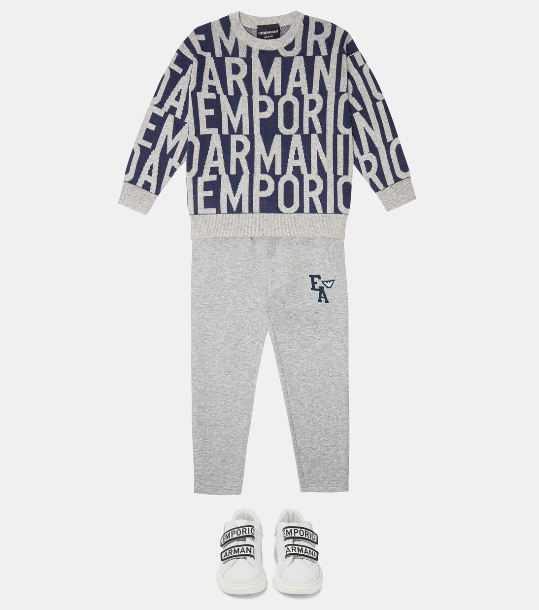 Pullover aus einem Baumwollgemisch | Emporio Armani Kids